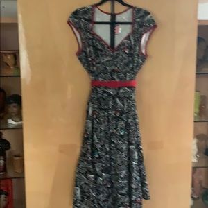 Pinup Couture Spanish Fan Full Dress